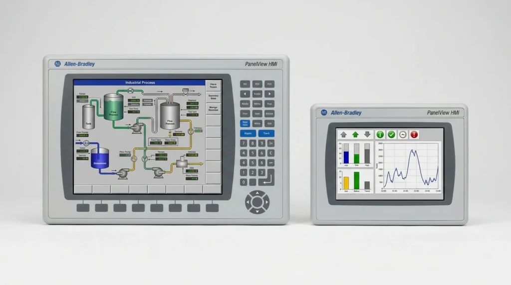 2711P B15C4D9 and the 2711P-T7C22D9P-B Allen-Bradley PanelView Plus 6 HMI terminals